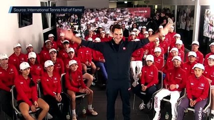 Fellow tennis legends welcome Federer to Hall of Fame