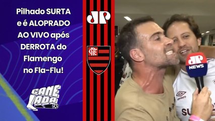 QUE LOUCURA! Pilhado SURTA e e é ALOPRADO por torcedores do Fluminense após DERROTA do Flamengo!