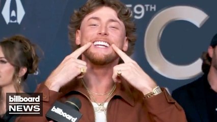Bailey Zimmerman's Reaction to Reception of 'Different Night Same Rodeo' & Shows Off His New Teeth | CMA Awards 2025