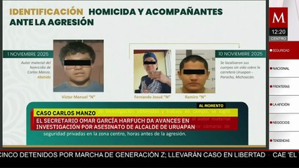 Detienen a autor intelectual del asesinato de Carlos Manzo