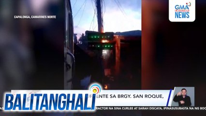 Mga kable ng kuryente sa Brrgy. San Roque, nasunog | Balitanghali