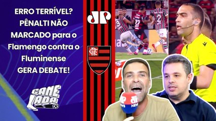 ABSURDO??? "É MUITO ESTRANHO como o VAR..." PÊNALTI NÃO MARCADO para o Flamengo contra o Fluminense!