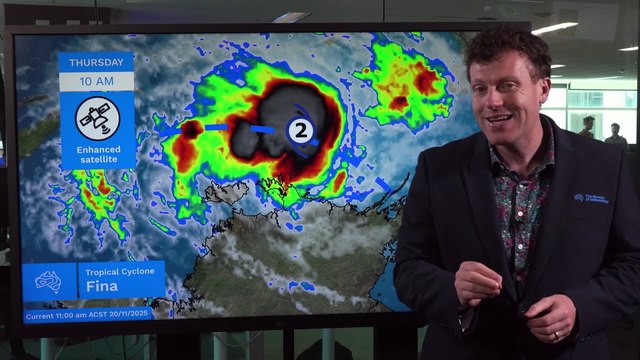 Severe weather expected as Tropical Cyclone Fina hits Northern Territory