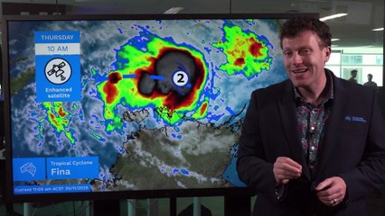 Severe weather expected as Tropical Cyclone Fina hits Northern Territory
