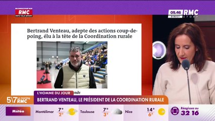 Le Portrait de Virginie Phulpin : Bertrand Venteau, le président de la coordination rurale - 20/11
