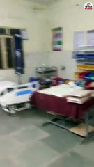 स्ट्रीट डॉग.... किल्लौद के सरकारी अस्पताल में मरीजों के बेड पर कुत्तों का कब्जा