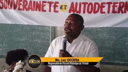 Responsab Akò Istorik 14 la Me. Luc OOCERA lanse yon mesaj solidarite ant tout pitit peyi a.