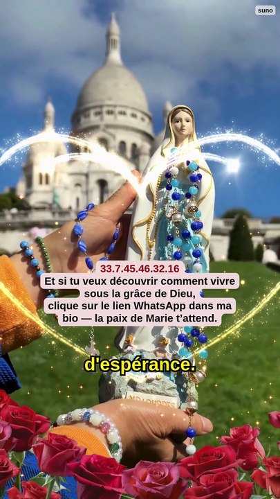 Les miracles arrivent quand tu invoques la Vierge Marie.