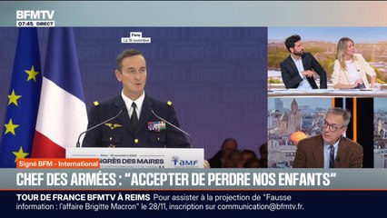 SIGNÉ BFM - Le chef d'état-major des armées appelle la France à "accepter de perdre ses enfants"