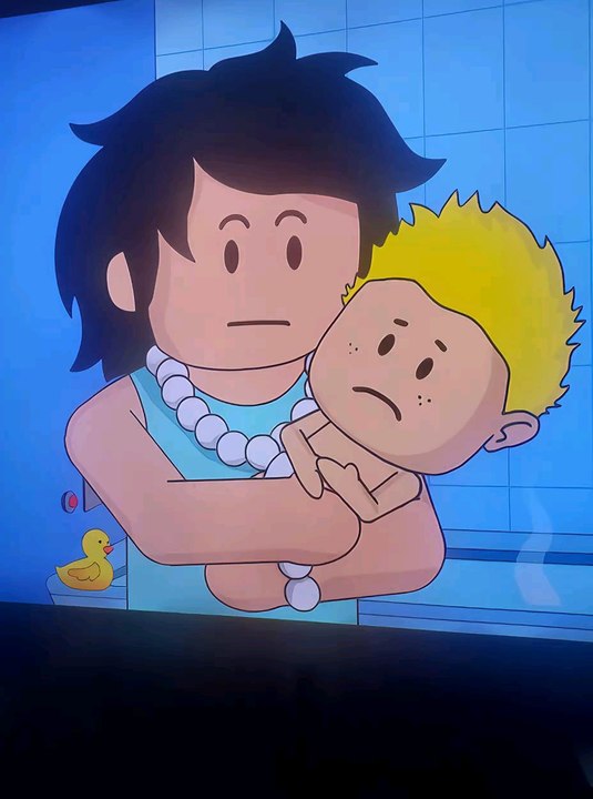 Baby Alan and Baby Alan's Mom are Hugging and Smile/Baby Alan Cartoon/gamerchad