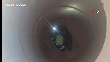 Hatay'da 6 metrelik çukurda onu gören gözlerine inanamadı!