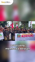 Menolak Relokasi dari TNTN, Ini 6 Tuntutan Massa di Kejati Riau