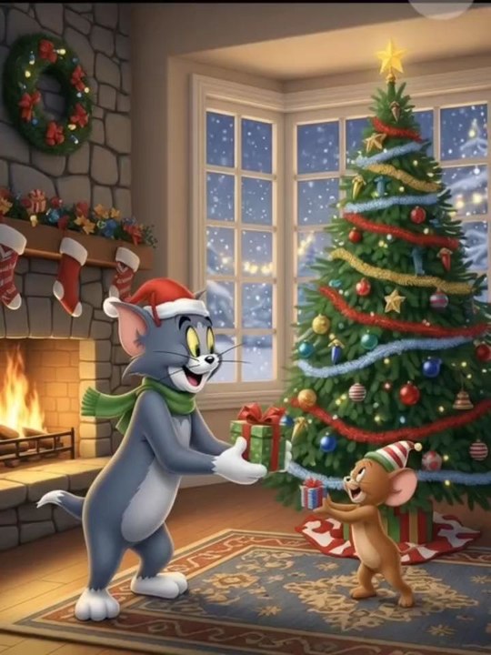 un noel en format cartoon plusieurs realisations stylées disponibles pour vos événements un écran avec un diaporama des images pour consulter les différentes créations qui seront disponible en galerie