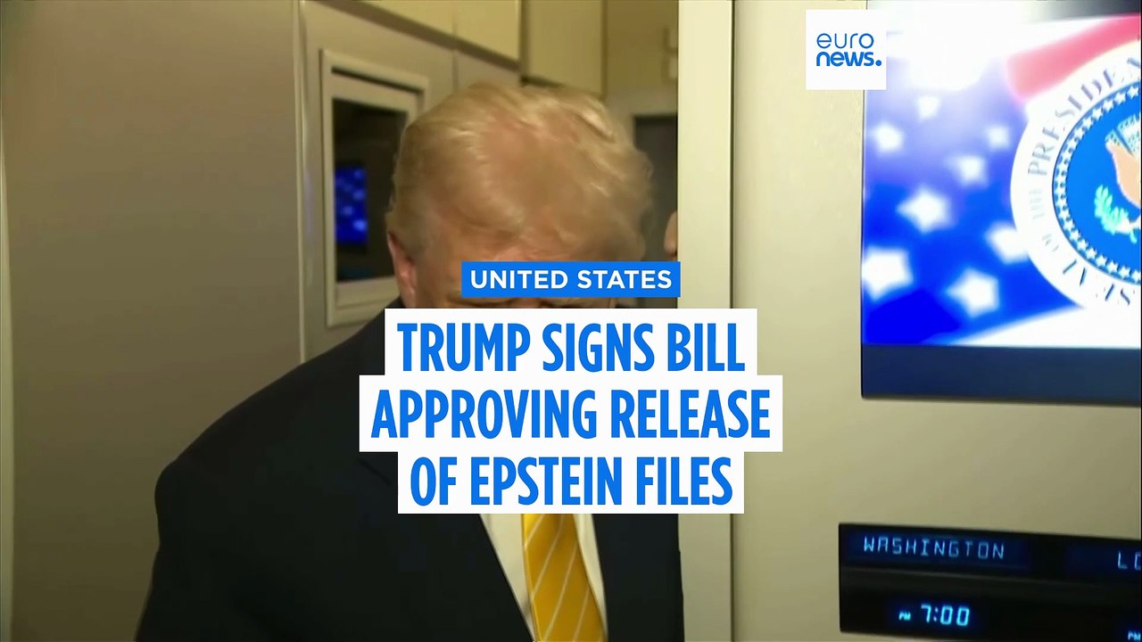 Trump signs bill approving release of Epstein files after facing mounting pressure
