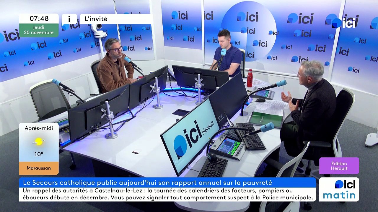 Jean-Marie Brugeron, psdt du Secours Catholique dans l'Hérault