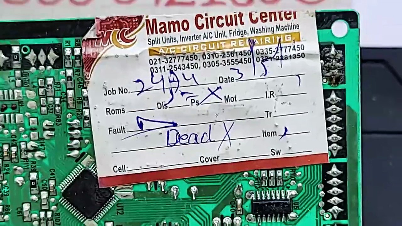 Gree Dc inverter ac indoor pcb dead Ac pcb Repairing course Ustad Babar ...