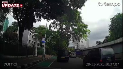 Operasional MRT Lebak Bulus-HI Dihentikan Sementara Akibat Pohon Tumbang