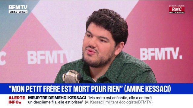 Amine Kessaci: Mon frère est un gardien de la paix, on doit le reconnaître comme gardien de la paix