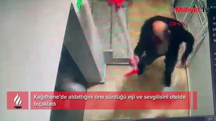 Otel odasına yasak aşk basını! Deliye dönen koca, eşi ve sevgilisini bıçakladı