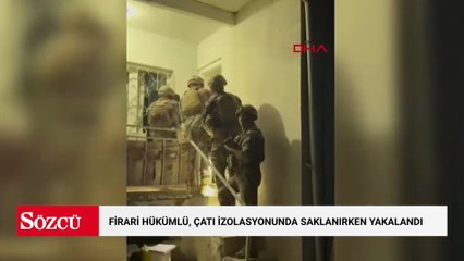 Eskişehir'de firari hükümlü, çatı izolasyonunda saklanırken yakalandı
