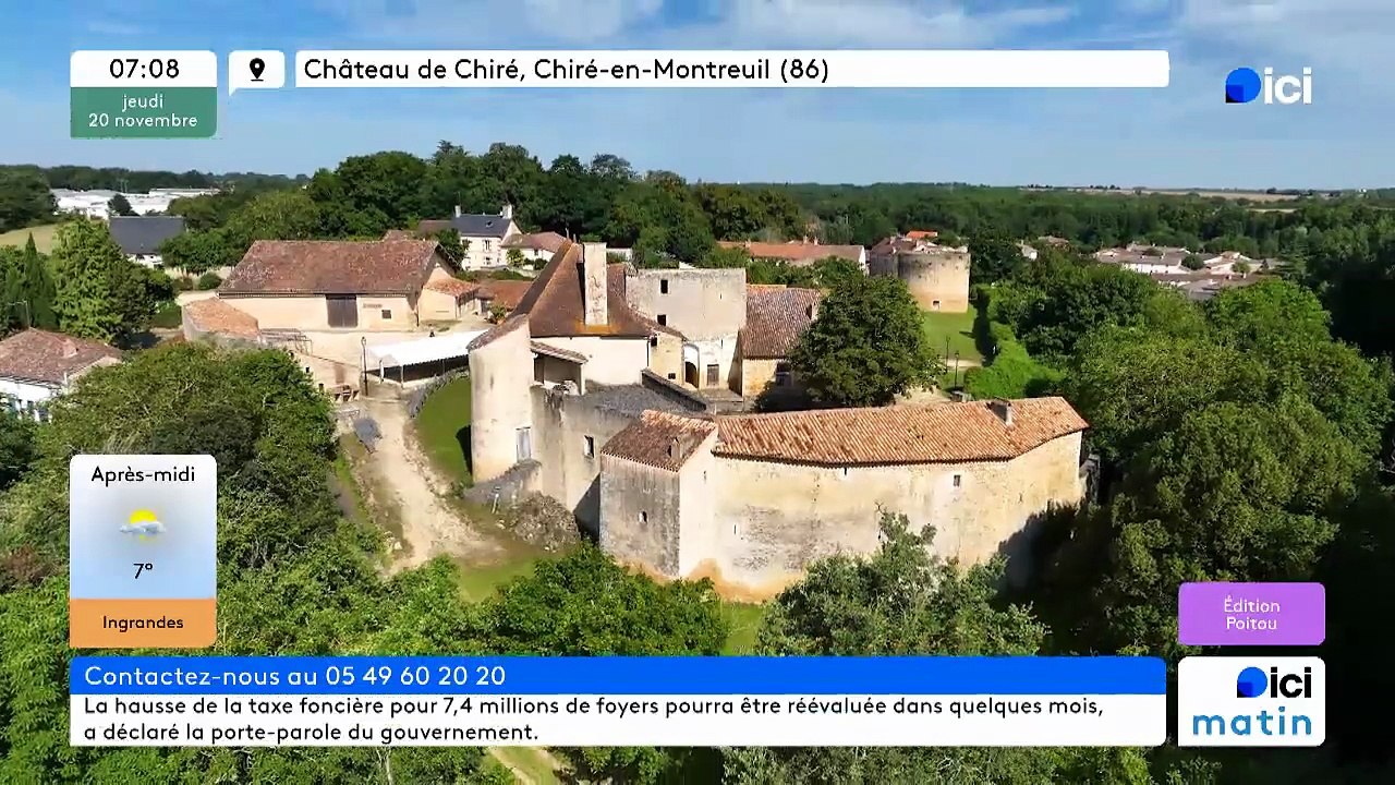 20/11/2025 - ici matin par ici Poitou en vidéo