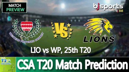 CSA T20 2025 | Lions vs Western Province 25th T20 Match Preview |