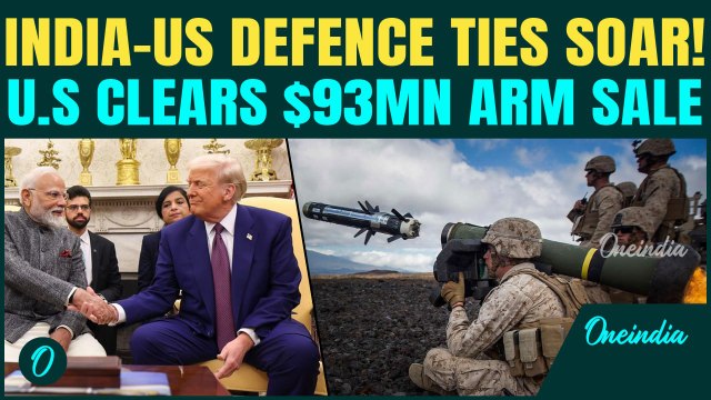 BIG Boost to India–U.S. defence ties! Trump clears LETHAL Javelin missiles in $93M sale to New Delhi