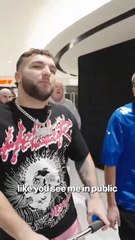 Fan yells “Go Birds” at Cam Skattebo while livestreaming