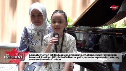 Pianis Cilik Usia 10 Tahun Curi Perhatian Prabowo Saat Peresmian RS di Solo