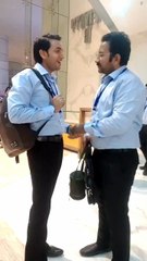 Mr. Raj Thakur shot an ad for Tata Motors with himself as the main character (or lead role) alongside a star."