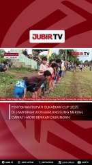 Penyisihan Bupati Sukabumi Cup 2025 di Jampangkulon Berlangsung Meriah, Camat Hadir Berikan Dukungan
