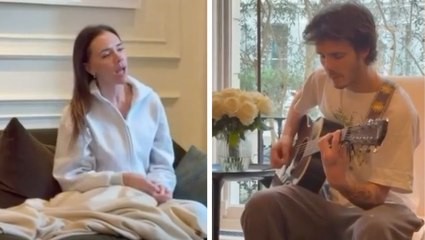 Victoria Beckham gives rare Spice Girls performance with son Cruz