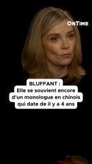 Elle connaît un monologue chinois par cœur. Isabelle Carré a une mémoire impressionnante