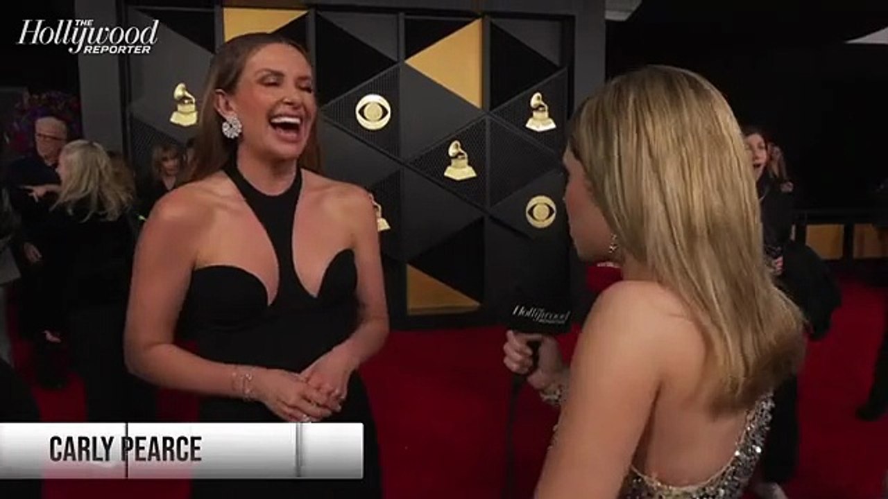 Carly Pearce Teases New Music at the 2024 Grammys | THR Video