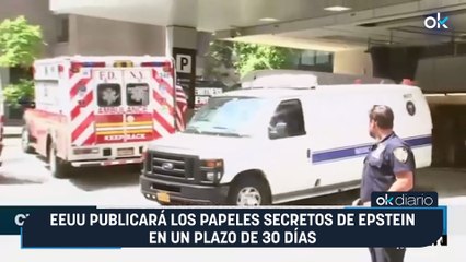 EEUU publicará los papeles secretos de Epstein en un plazo de 30 días
