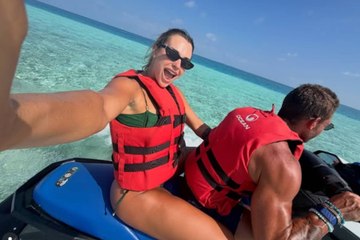 Aryna Sabalenka disfruta con su novio de un paseo en moto acuática