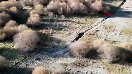 Sular çekildi, yarım asırlık dede toprağı gün yüzüne çıktı