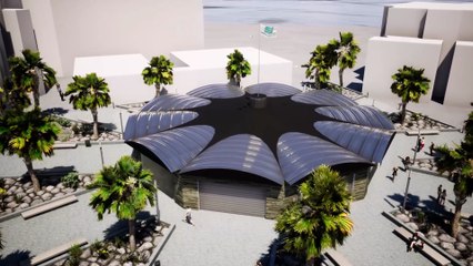 Halle au port place de marbre à Saint-cyprien 66750