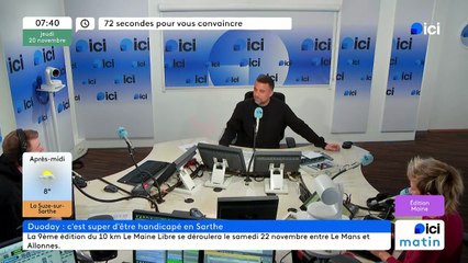 72 secondes pour convaincre que c'est top d'être handicapé en Sarthe !