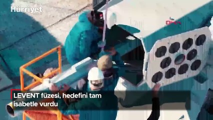 LEVENT füzesi, hedefini tam isabetle vurdu