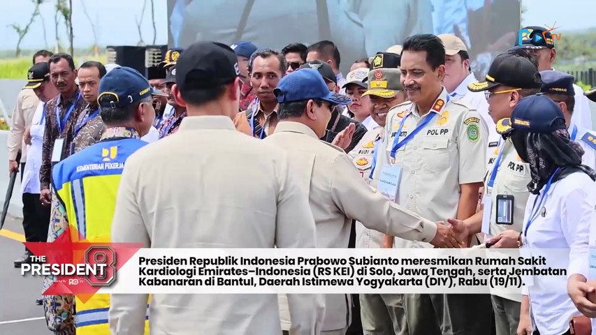 Prabowo Resmikan Sejumlah Infrastruktur di DIY dan Jawa Tengah Saya Titip Agar Dirawat