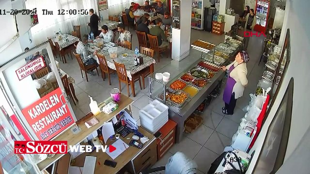 Osmaniye'de 4.4 büyüklüğündeki deprem anı güvenlik kamerasında