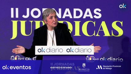 La viceconsejera de Justicia andaluza: "La sobrecarga la tienen los jueces, las consecuencias las víctimas"