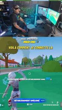 Voilà comment je connecte la batterie avec mon PC.