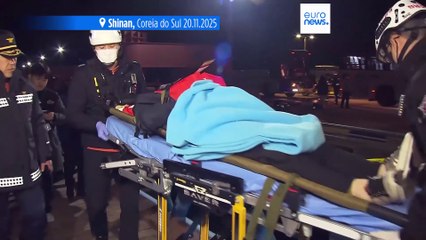 Ferry encalhou na Coreia do Sul: comandante detido por estar ao telemóvel