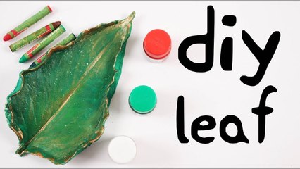 How to Make a Leaf with Plaster | DIY Plaster Art Tutorial | USP Crafts Studio