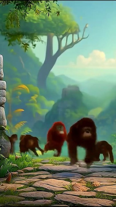 The Monkeys Took Mowgli! 😨✨ #mowgli  Bedtime Stories for Kids