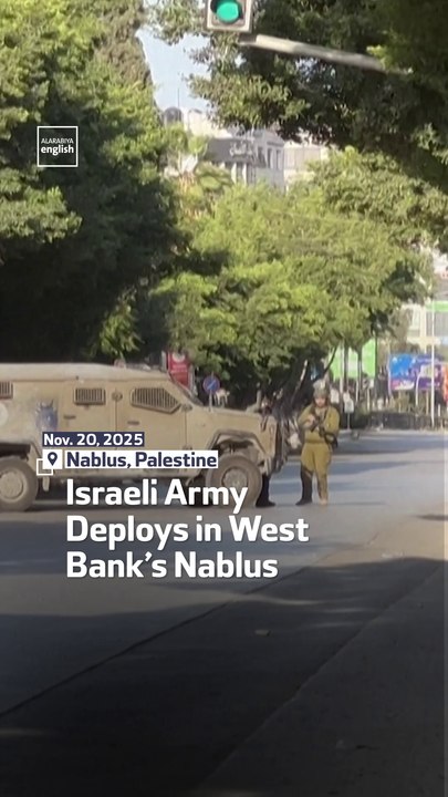 Israeli Army Deploys in West Bank’s Nablus