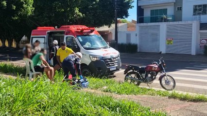Motociclista fica ferido após queda de moto na Região do Lago, em Cascavel