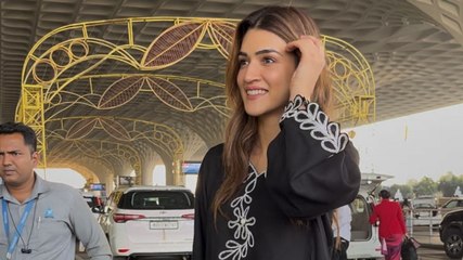 ब्लैक-व्हाइट लुक में Kriti ने दिए फैशन गोल्स!